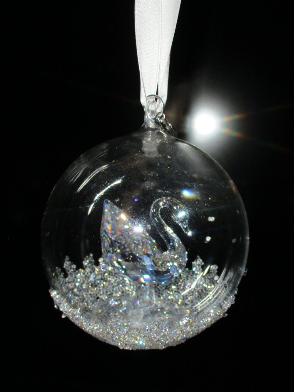 Swarovski 2020 Annual Christmas Ball Ornament Swan in box